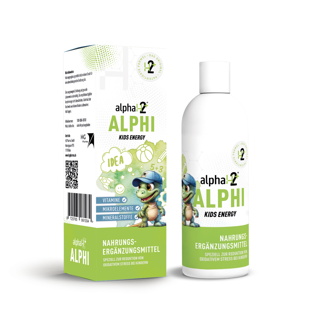 alphaH2+® ALPHI 1 Flasche (200 ml) – 20 Tage (zuckerfrei)